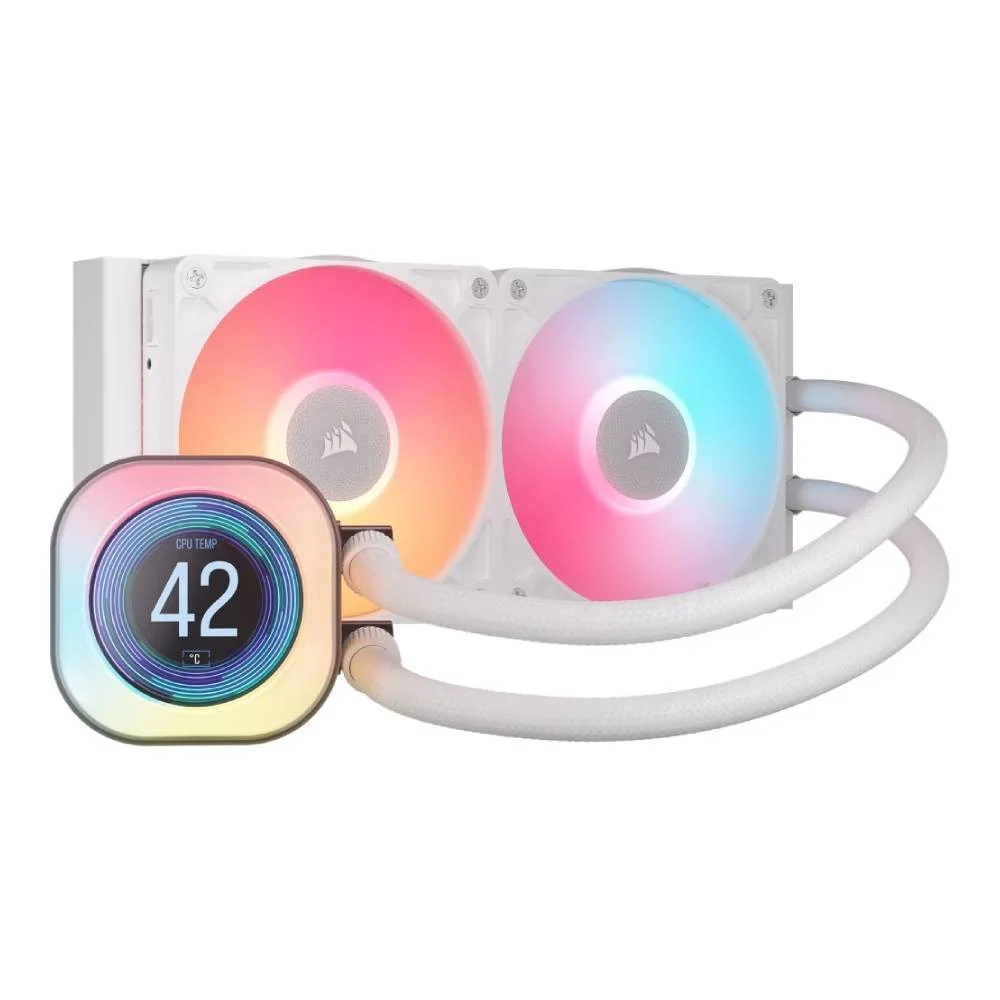 Corsair iCUE LINK TITAN 240 RX LCD RGB White CPU Liquid Cooler (CW-9061025-WW)